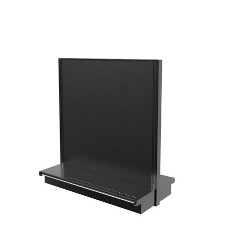 Lozier Gondola Island Display Starter, Black 48W 54H 13D P453T-ST